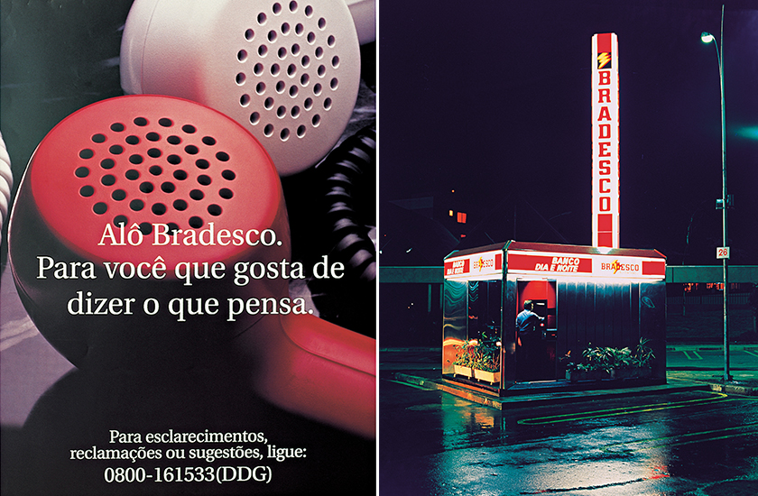 Pioneirismo com o Alô Bradesco, em 1985, e com o Bradesco Dia e Noite, lançado em 1986